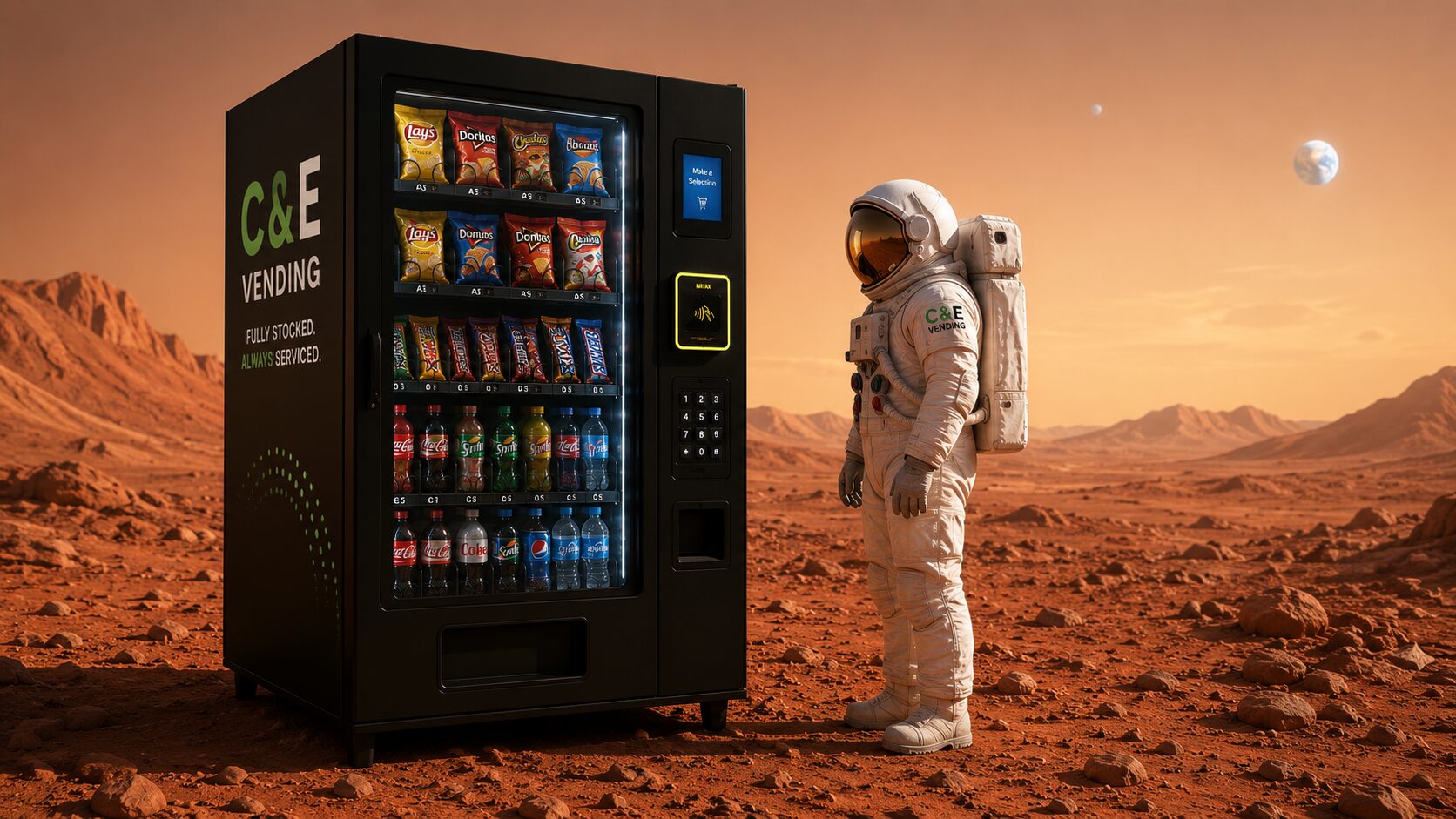 Traditional combo vending machine