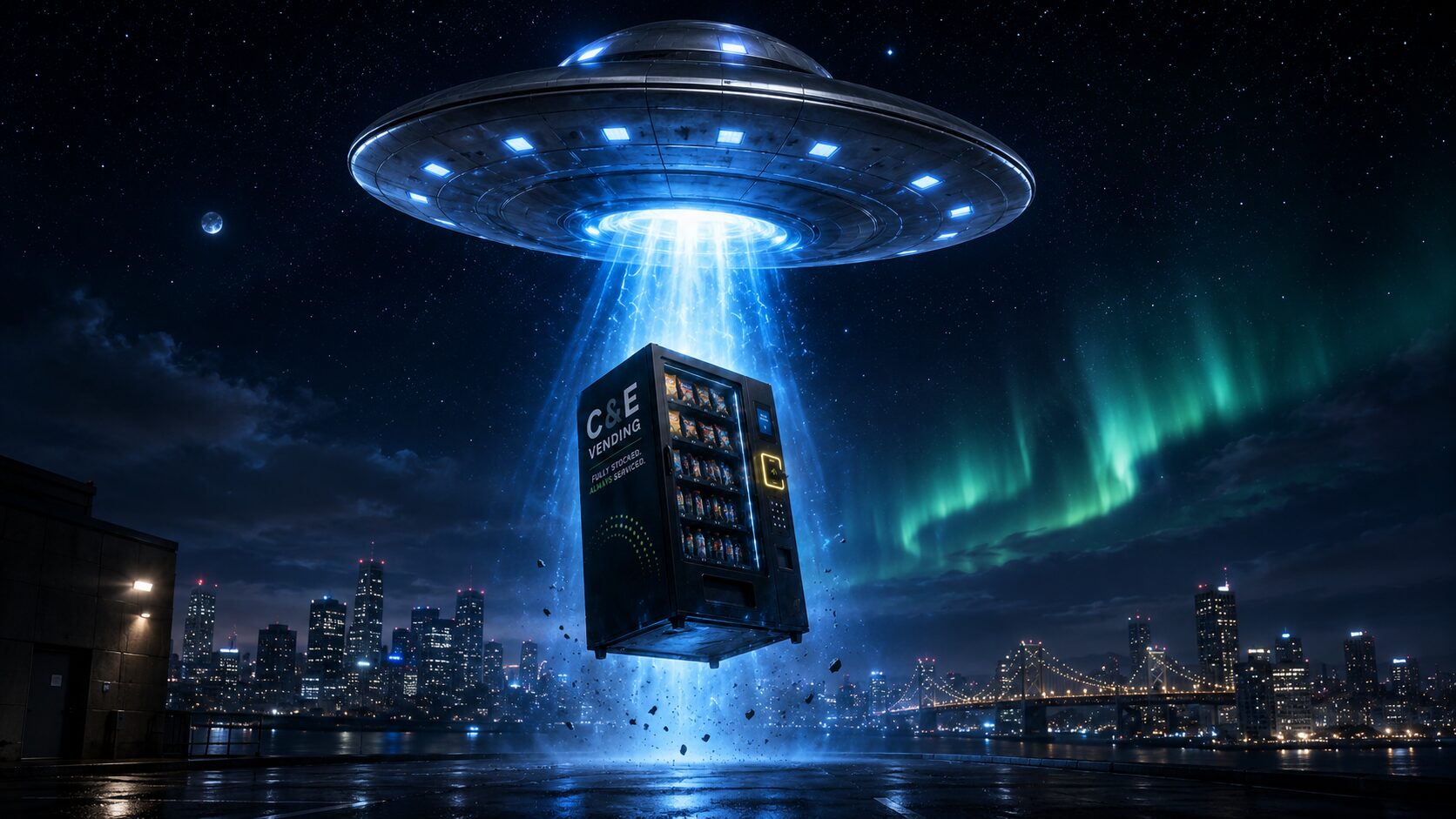 UFO retrieval ship